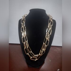Large chain link necklace